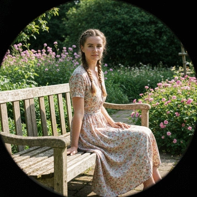 Attendees interacting with a floral wall at a corporate event, natural lighting, elegant atmosphere