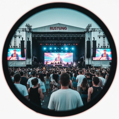Guests interacting at an interactive floral bar at a corporate event